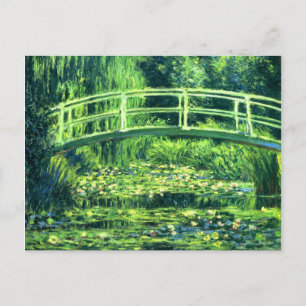 Claude Monet: Bridge Over a Pond of Water Lilies Postcard