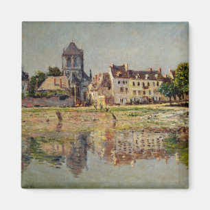Claude Monet   By the River at Vernon, 1883 Magnet