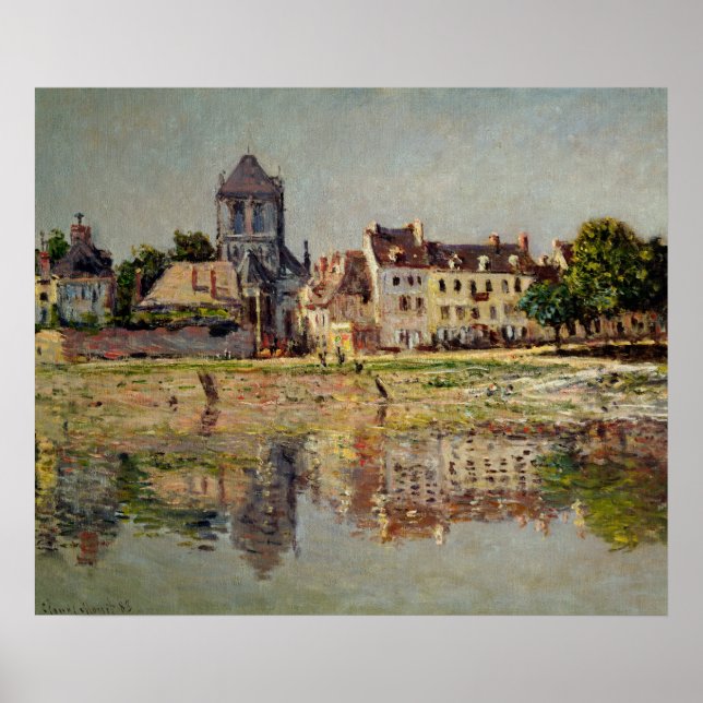 Claude Monet | By the River at Vernon, 1883 Poster (Front)