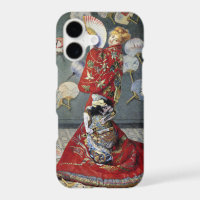 Claude Monet Camille in Red Japanese Kimono Art