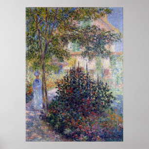 Claude Monet Camille in the Garden at Argenteuil Poster