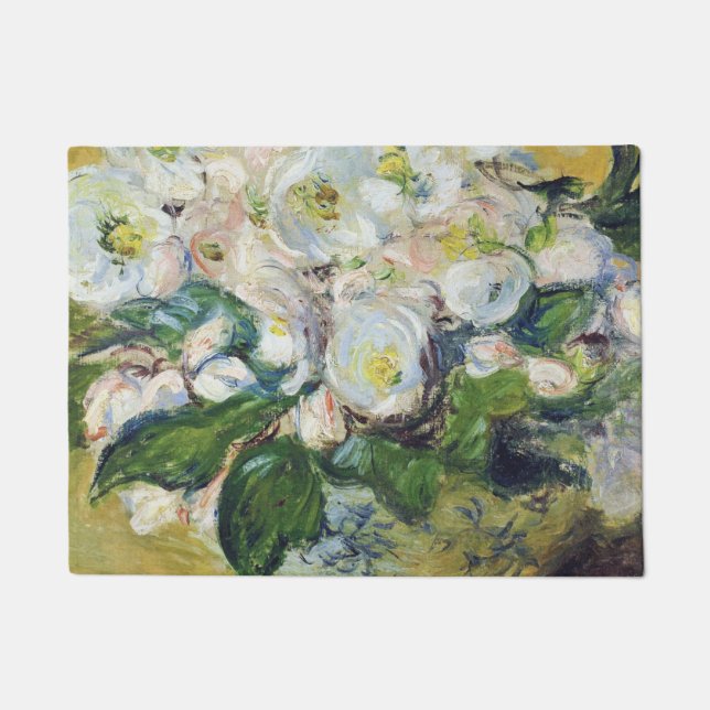 Claude Monet - Christmas Roses Doormat (Front)