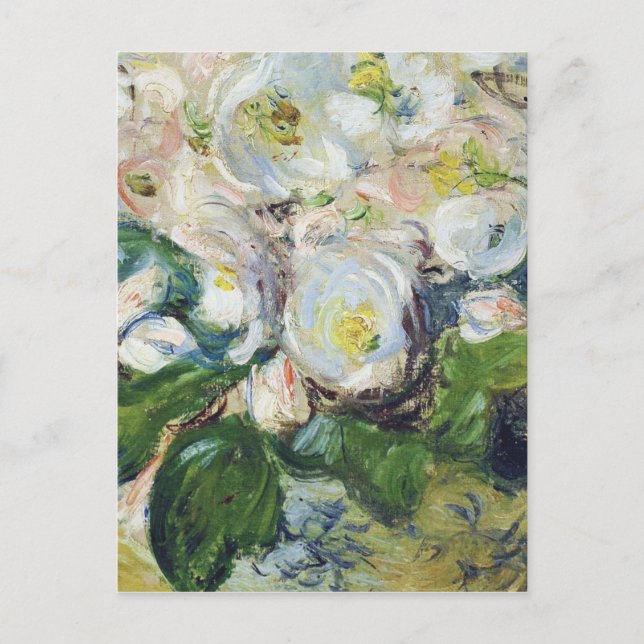Claude Monet - Christmas Roses Holiday Postcard (Front)