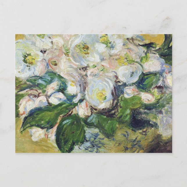 Claude Monet - Christmas Roses Holiday Postcard (Front)