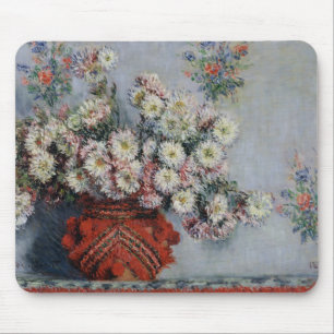 Claude Monet Chrysanthemums, 1878 Mouse Mat