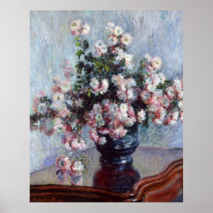 Claude Monet, Chrysanthemums, 1882 Poster