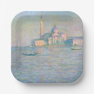 Claude Monet - Church of San Giorgio Maggiore Paper Plate