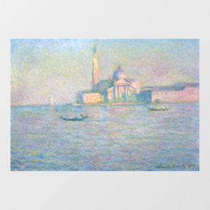 Claude Monet - Church of San Giorgio Maggiore Window Cling