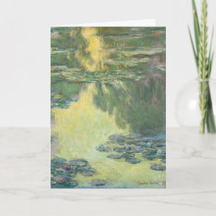 Claude Monet Classic Painting, Waterlilies (1907) Card