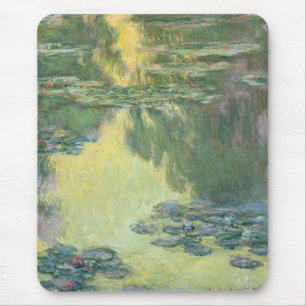 Claude Monet Classic Painting, Waterlilies (1907) Mouse Mat