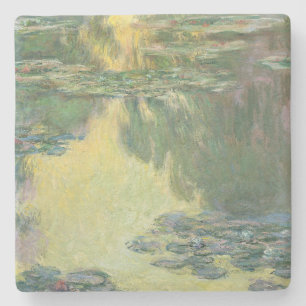 Claude Monet Classic Painting, Waterlilies (1907) Stone Coaster