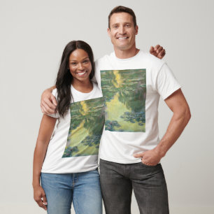 Claude Monet Classic Painting, Waterlilies (1907) T-Shirt