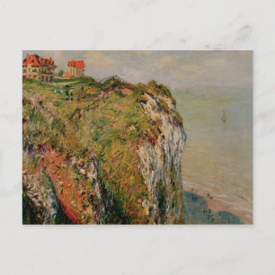 Claude Monet Cliff at Dieppe, 1882 Postcard