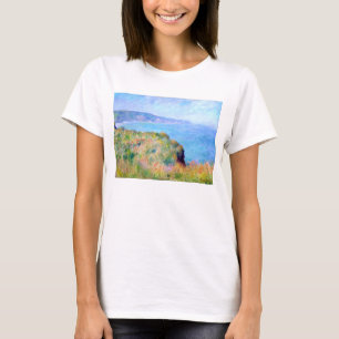 Claude Monet: Cliff Near Pourville T-Shirt