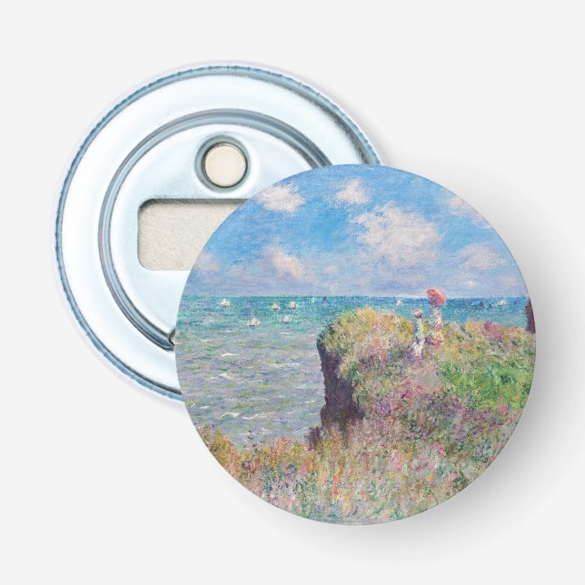 Claude Monet - Cliff Walk at Pourville Bottle Opener (Front)