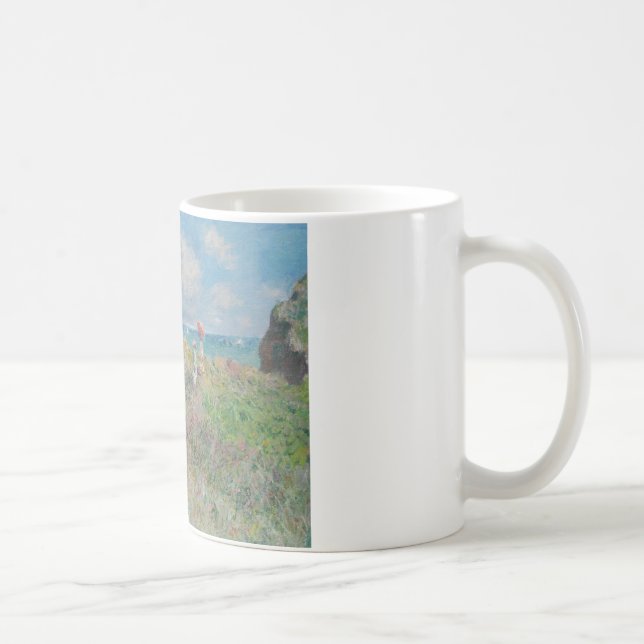 Claude Monet - Cliff Walk at Pourville Coffee Mug (Right)