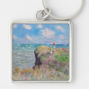 Claude Monet - Cliff Walk at Pourville Key Ring