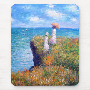 Claude Monet: Cliff Walk at Pourville Mouse Mat