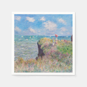 Claude Monet - Cliff Walk at Pourville Napkin