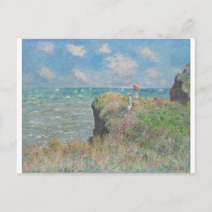 Claude Monet - Cliff Walk at Pourville Postcard