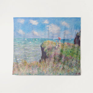 Claude Monet - Cliff Walk at Pourville Tapestry