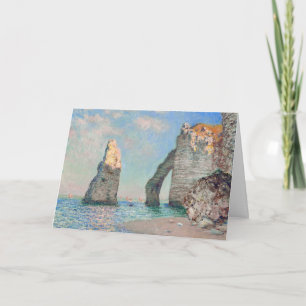 Claude Monet - Cliffs at Etretat Card