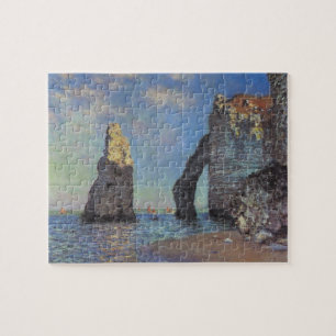 Claude Monet Cliffs at Etretat Impressionist Paint Jigsaw Puzzle