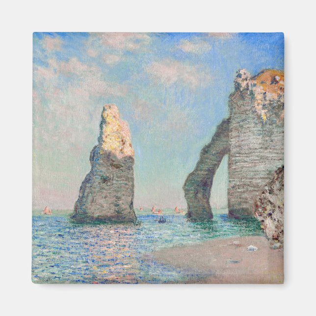 Claude Monet - Cliffs at Etretat Magnet (Front)