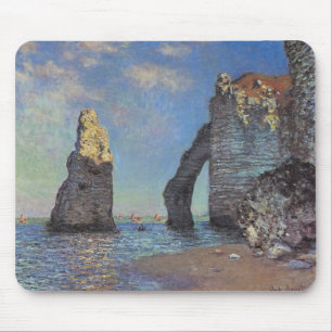 Claude Monet - Cliffs at Etretat Mouse Mat