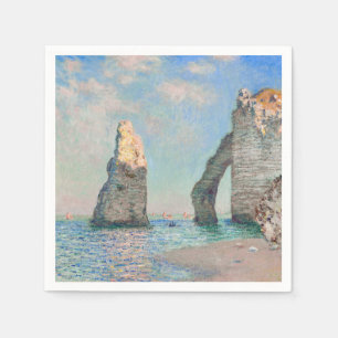 Claude Monet - Cliffs at Etretat Napkin