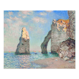 Claude Monet - Cliffs at Etretat Photo Print