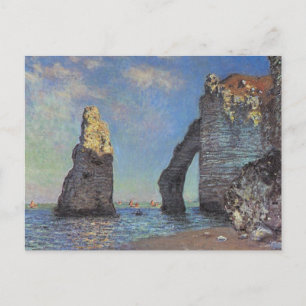 Claude Monet - Cliffs at Etretat Postcard