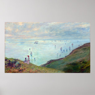 Claude Monet Cliffs at Pourville Poster