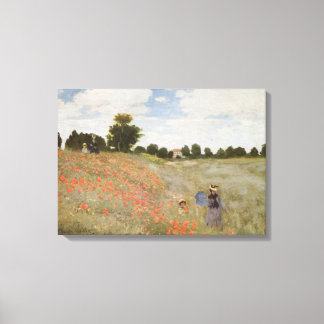 Claude Monet - Coquelicots - La promenade - 1873 Canvas Print