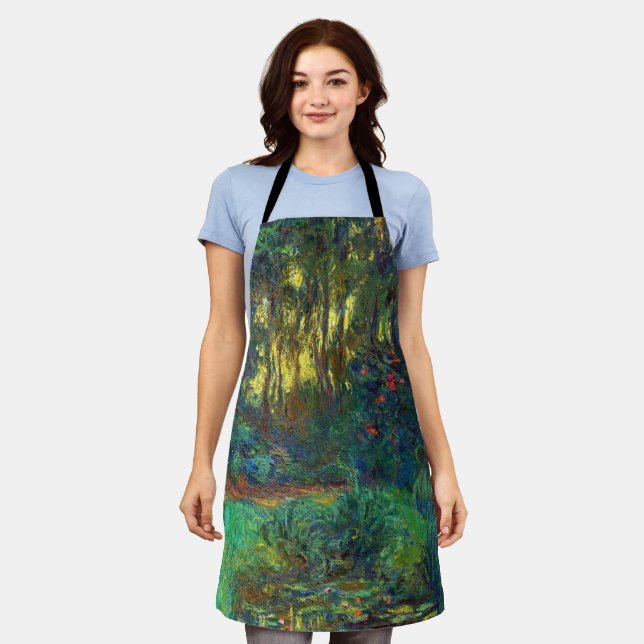 Claude Monet - Corner of a Pond with Waterlilies Apron (Worn)