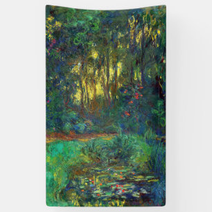 Claude Monet - Corner of a Pond with Waterlilies Banner