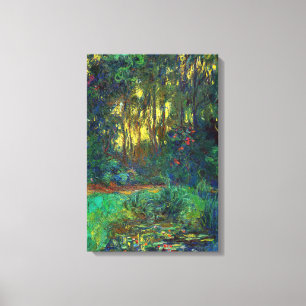 Claude Monet - Corner of a Pond with Waterlilies Canvas Print