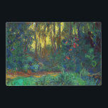 Claude Monet - Corner of a Pond with Waterlilies Laminated Place Mat<br><div class="desc">Coin du bassin aux nympheas / Corner of a Pond with Waterlilies - Claude Monet,  Oil on Canvas,  1918</div>
