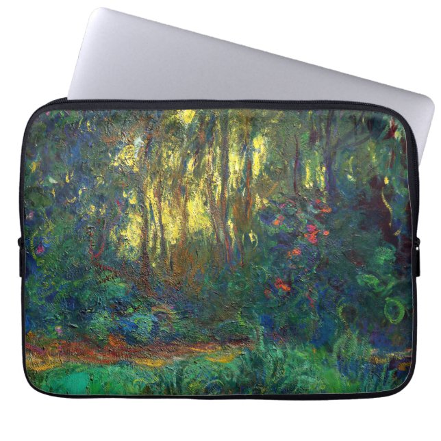 Claude Monet - Corner of a Pond with Waterlilies Laptop Sleeve (Front)