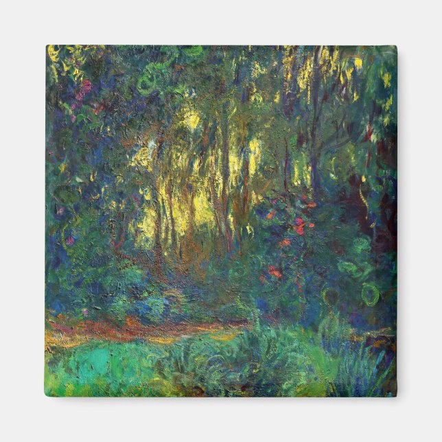 Claude Monet - Corner of a Pond with Waterlilies Magnet (Front)