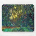 Claude Monet - Corner of a Pond with Waterlilies Mouse Mat<br><div class="desc">Coin du bassin aux nympheas / Corner of a Pond with Waterlilies - Claude Monet,  Oil on Canvas,  1918</div>