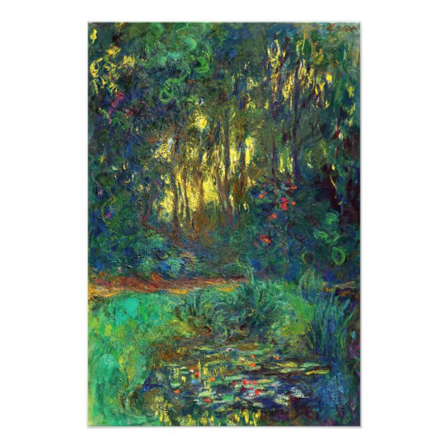 Claude Monet - Corner of a Pond with Waterlilies Photo Print (Front)