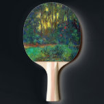 Claude Monet - Corner of a Pond with Waterlilies Ping Pong Paddle<br><div class="desc">Coin du bassin aux nympheas / Corner of a Pond with Waterlilies - Claude Monet,  Oil on Canvas,  1918</div>