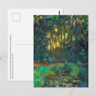 Claude Monet - Corner of a Pond with Waterlilies Postcard