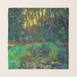Claude Monet - Corner of a Pond with Waterlilies Scarf<br><div class="desc">Coin du bassin aux nympheas / Corner of a Pond with Waterlilies - Claude Monet,  Oil on Canvas,  1918</div>
