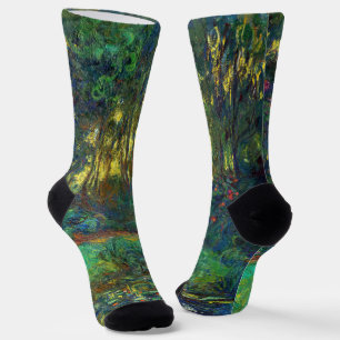 Claude Monet - Corner of a Pond with Waterlilies Socks