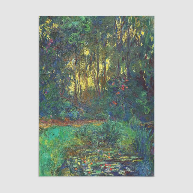 Claude Monet - Corner of a Pond with Waterlilies Tissue Paper (Creator Uploaded)