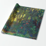 Claude Monet - Corner of a Pond with Waterlilies Wrapping Paper<br><div class="desc">Coin du bassin aux nympheas / Corner of a Pond with Waterlilies - Claude Monet,  Oil on Canvas,  1918</div>