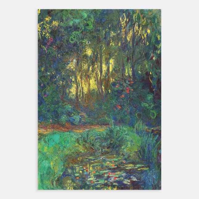 Claude Monet - Corner of a Pond with Waterlilies Wrapping Paper Sheet (Creator Uploaded)