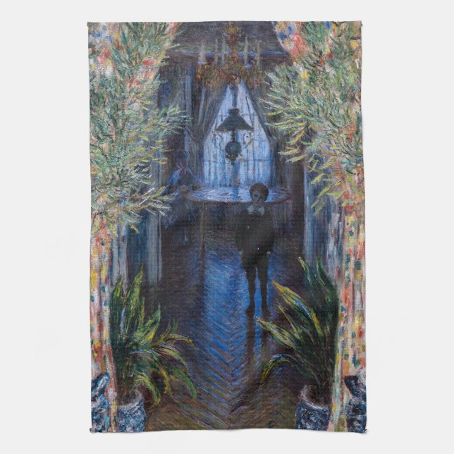 Claude Monet - Corner of the Apartment Tea Towel (Vertical)